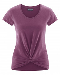 HempAge Hanf Yoga Shirt - Farbe purple aus Hanf und Bio-Baumwolle